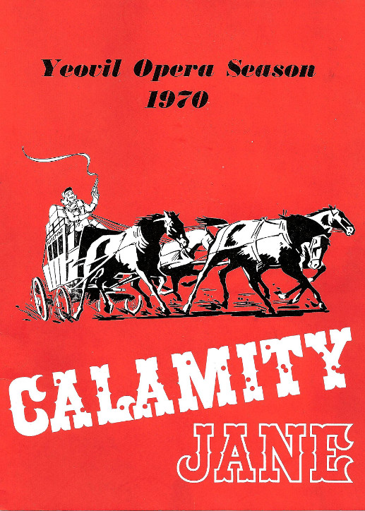 Programme Front Cover for 'Calamity Jane' (1970) Programme Front Cover for 'Calamity Jane' (1970)